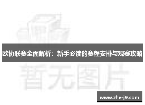 欧协联赛全面解析：新手必读的赛程安排与观赛攻略